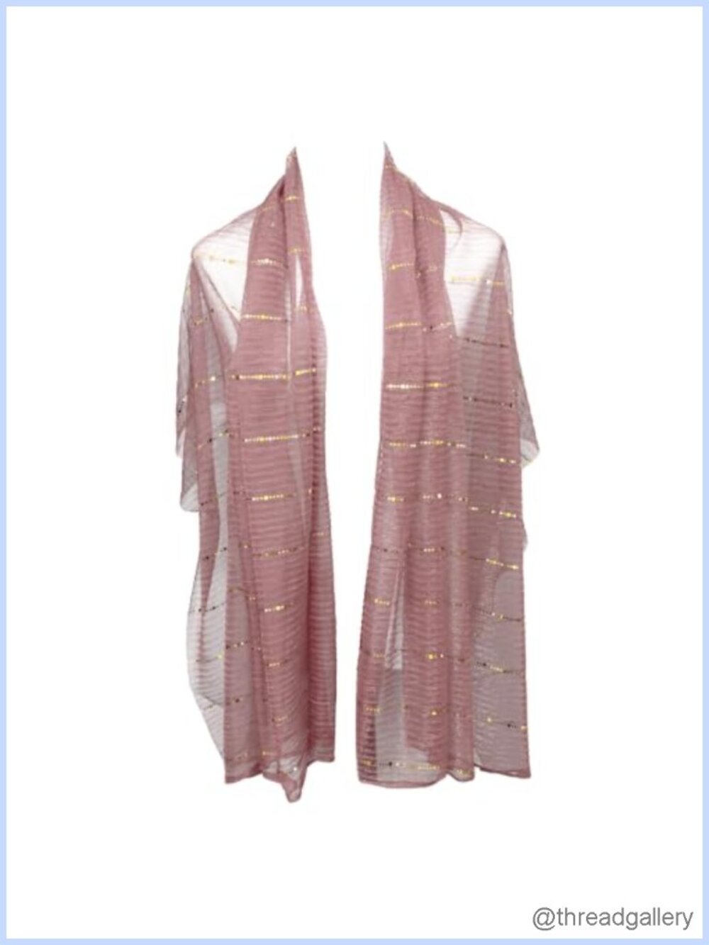 Sparkle Mesh Sequin Women's Fashion Scarf for Evening Dresses
